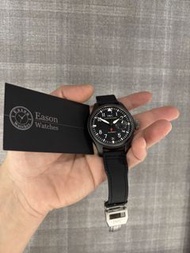 ❤️公價126,000 TOP GIN 海軍空戰部隊腕錶 大飛 陶瓷錶殼 洋蔥的 七日動力儲備 自動上鏈 ✅證書 ✅盒 IWC 501901