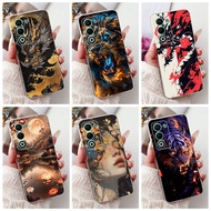 For OPPO A5 CPH2727 New Cool Dragon Painting Casing Oppo A5 5G CPH2735 Soft Silicone TPU Phone Case