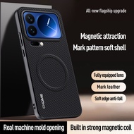 Casing for Xiaomi 17 Pro 5G Xiomi Xiaomi17Pro 25098PN5AC Phone Case Leather Magnetic Adsorb Wireless