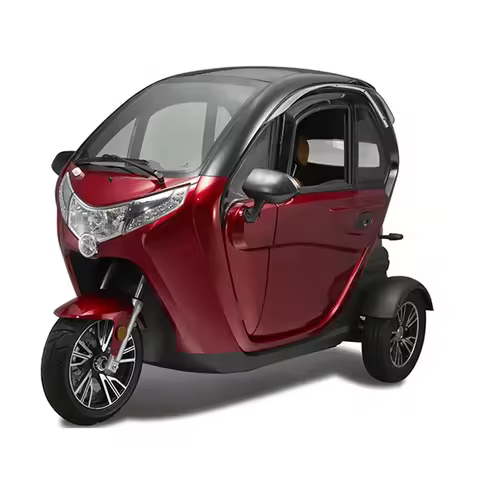 Adult Electric Tricycle Passenger Tuk Tuk Car Mini Family Vehicle 3 Wheel Cargo Tricycle Mobility Sc
