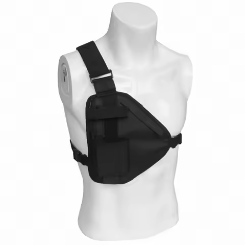 Unisex chest bag Harness Shoulder Radio Holster Pack Adjustable Pouch Holster Vest Chest Rig Bag Wal