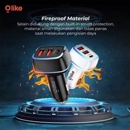 NEW ARIVAL ️ OLIKE R3 44W FAST CHARGING CAR CHARGER DUAL USB TYPE C LED CAR CHARGER