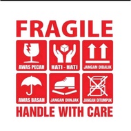 Fragile Sticker Beware of Broken Handle Sticker With Care Beware