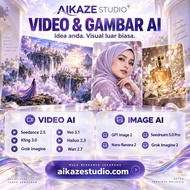 Video Gambar Audio AI Tools guna AIKAZE STUDIO