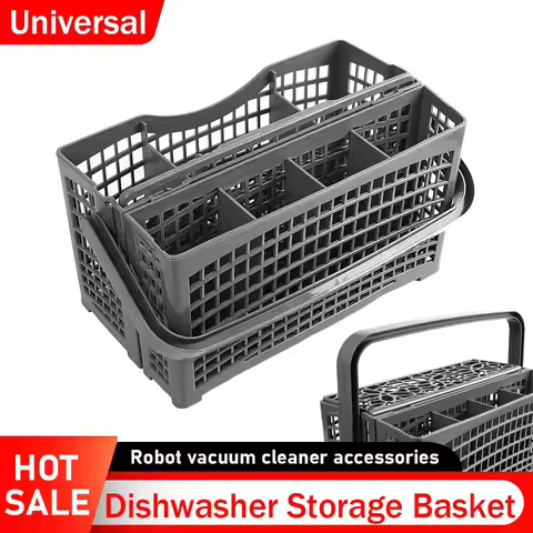 Dishwasher Silverware Storage Basket for Bosch/Maytag/Kenmore/Whirlpool/LG/Samsung/Kitchenaid/GE Cut