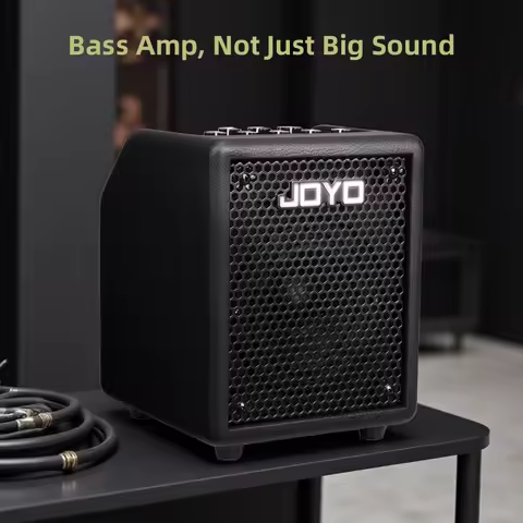 JOYO BA-30 VIBE CUBE Bass Guitar Amplifier 30W Portable Electric Bass Amp Built-in Speaker Gain Tone