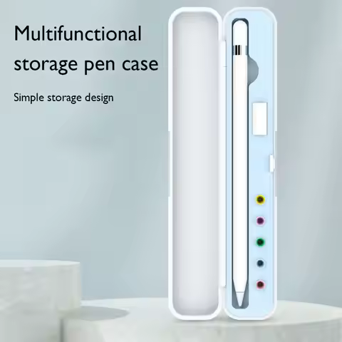 1/2PCS For Apple Pencil Storage Box Portable ABS Silicone Protective Case for Apple Pencil Pen Nib H