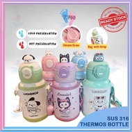 500ML New 316 Stainless Steel Thermos, Cartoon Water Cup Tumbler Botol Tahan Panas Thermos AC-262