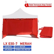 TENDA 9x2m Curtain Wall for 3x3m Folding Tent