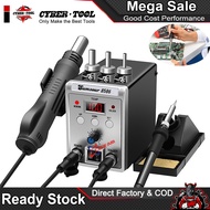 Convenient 2 in 1 8586D 760w soldering iron heat torch - Electric Soldering Station with Display Scr