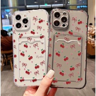 SoftCase ATM ID Card Cherry Pattern Casing For Tecno Spark 20 Pro+ 20 Pro 4G 20 20C 10 Pro 10C 10 9 