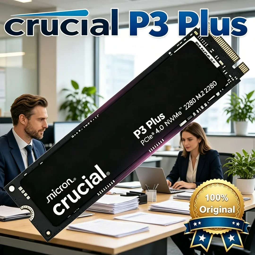 crucial | High Speed Crucial P3 Plus 1TB 2TB SSD PCIe Gen4 NVMe M.2 Internal Hard Drive OEM Package