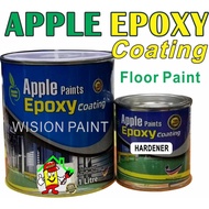 DIY👩‍🔧 Cat Lantai Epoxy ( 1L Apple Epoxy Floor Paint Water Proofing ) Heavy Duty / Paint Epoxy Floor Coating/Cat Lanta