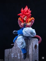 現貨  A款實色 shf龍珠 超4格比達 Tonsenarttoys Kamione Gogeta ssj4 超四格比達 口蘑