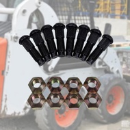 [yiodusi] Skid Steer Loader Nuts Studs Spare Part Accessories for Bobcat 741 873