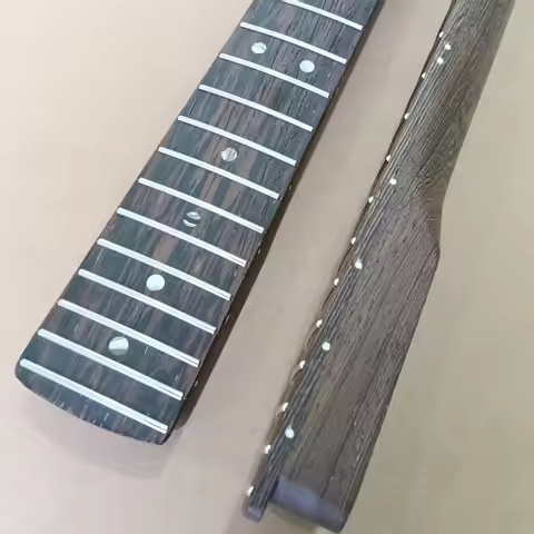 Left-handed ST Neck Wenge Wood Electric Guitar Necks 22 Frets