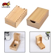 [lahomia] Bamboo Dice Collapsible Dice Chest Storage Dice Rolling Tray for Roleplaying