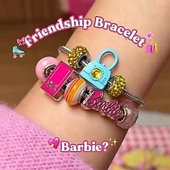 Barbie Charm & Bracelet Friendship Couple