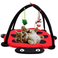 Cat Toy Fun Bell Tent Can Store Cat Toy Mat