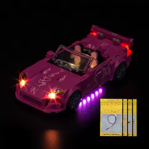 Lazishi LED lighting 77241 set suitable for 2 Fast 2 Furious Honda S2000 lighting gift (excluding bu