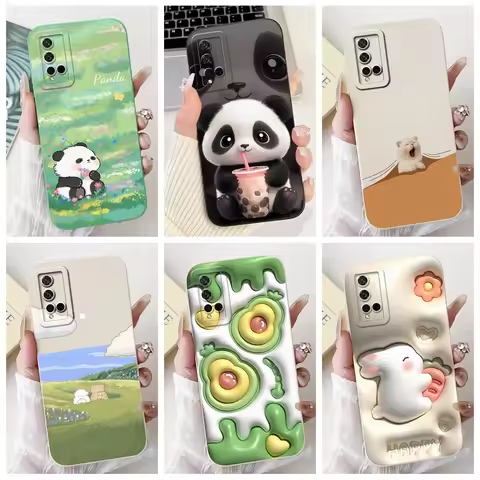 For Huawei Nova 5T Case YAL-L21 YAL-L61 YAL-L71 Soft Silicone Camera Protection Back Cover For Honor