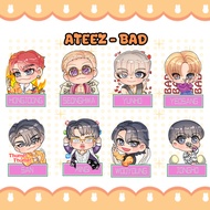Ateez Kpop Band Bad Adrenaline LemonDrop InYourFantasy Work NotOkay CrazyForm Bouncy Sticker