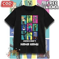 MINECRAFT Children's T-shirt - MINECRAFT children's T-shirt - Free Name Children's T-shirt