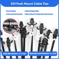 Joodutp Airplane Head Cable Tie Pin Type Base Plate Installation Car TieNilon