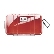 PELICAN PELICAN 1060 Micro Case Transparent Mini Waterproof Airtight Box (Red)