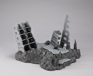 Bandai(บันได) MEGAHOUSE RM SERIES G STRUCTURE MOBILE SUIT GUNDAM [GS02M] THE ABANDONED BUILDINGS IN 