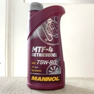 Mannol MTF-4 Getriebeoel 75W-80 1 Liter Manual Gear Oil