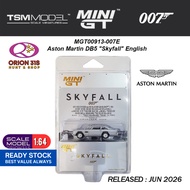 Mini GT 007 Aston Martin DB5 "Skyfall" English Blister Packaging MGT00913-007E TSMMODEL Diecast Car