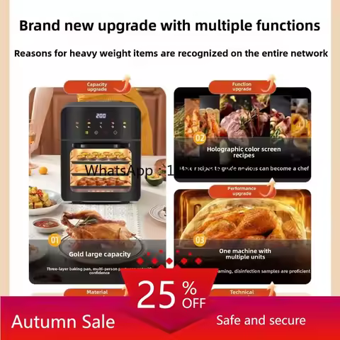 Air Fryer Fryer Household Large Capacity Multifunctional Visual Oven Microwave Oven Integrated
