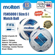 [100% Original] Molten Football F5A5000 size5 Match Ball / Molten Bola Sepak (FIFA QUALITY PRO)