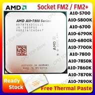 ️AMD A10 5700 5800K 6700 6790K 6800K 7700K 7800 7850K 7860K 7870K 7890K 8750B Quad-Core Socket FM2 FM2+ CPU Processor