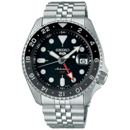 Seiko 5 Sports SSK001K1 Stainless Steel 42.5 MM GMT Automatic Black Dial Watch