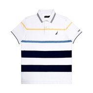 Nautica Men Polo Shirt เสื้อโปโลนอติก้า สินค้าลิขสิทธิ์แท้ ผ้าคอตตอน KR3522