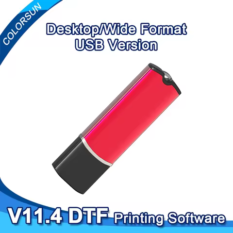 Colorsun DTF RIP Software V11.4 USB Driver Key Desktop/ Wide Format Version DTF Printing Software Fo
