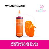 Mybakingmart | Chefmaster Liqua-Gel, Sunset Orange 10.5 Oz (297.7gram)