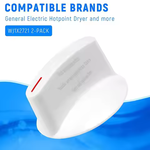 A09G-2 Pack WH1X2721 Dryer Knob, Replacement For Hotpoint GE Dryer Machine Parts Replaces 123C7931 P