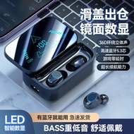 Earphone Long In-Ear Ear Earphone m48 Bluetooth Power Rechargeable Large Screen Number Sports Earpho