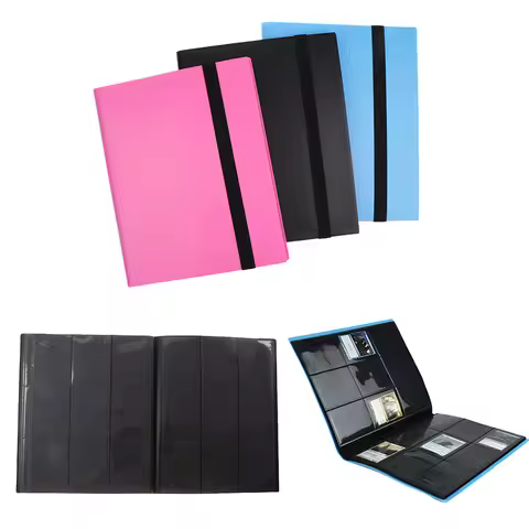 360 Card Holder 9 Pockets Trading Card Binder Album Large-capacity Card Binder Notebook Collectible 