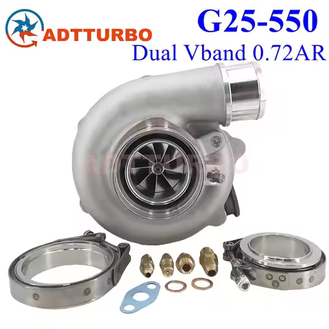 877895 877895-5003S G25-550 G25 550 48mm Turbo 740902 858161 Performance Turbine 0.72AR Dual VBand 5