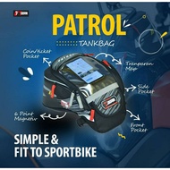 Tankbag Tank Bag 7Gear Patrol motorbike Bag touring Bag 9 liter Tank Bag