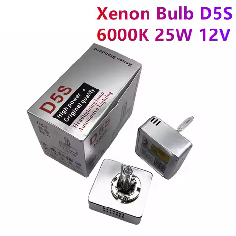 1/2PCS D5S New 6000K 25W 12V High Quality D5S Xenon HID Bulb Headlight High bright Super Bright bulb