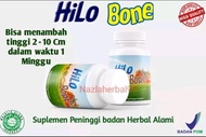 HILO BONE Suplemen Peninggi Badan asli Original Bpom Herbal Alami permanen ampuh untuk remaja dewasa