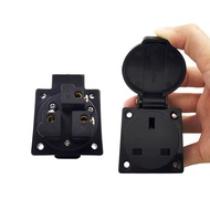 13A 250V UK Singapore Waterproof Outdoor Socket Outlet 50*50mm British Type G Power Industrial Conne