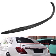 W205 C63 Style Trunk Spoiler Carbon