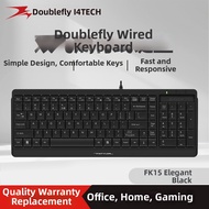 A4TECH | Wired Keyboard Mouse Set for Office Home Gaming