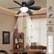 52cm Ceiling Fan Light Thin Silent Ceiling Fan With Remote Control Unlimited Dimming 3-speed Adjustm